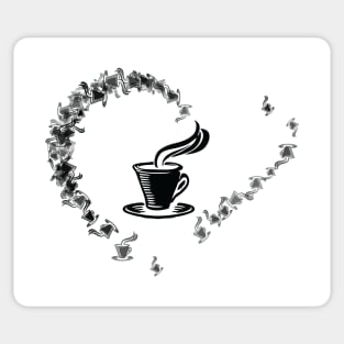 COFFEE HEART Sticker